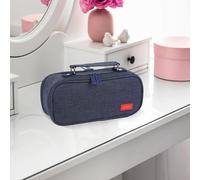 Pavsicgn Trousses À Crayon avec Compartiments - Trousse Scolaire Multifonction Grande Capacité - Pochette à Stylos pour Bibliothèque Atelier Maison Dortoir Poterie Salle de Classe Loisirs Créatifs