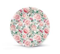 PAW - Assiette Jetable en Carton (23 cm) I Lot de 8 Assiettes Jetables I Idéale pour Barbecue, Anniversaire ou Fête I Assiette Jetable Anniversaire - Gorgeous Roses