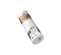 Paw - Chemin de Table - Airlaid (40 cm x 24 m) I Noël, Hiver, Poinsettia I Décoration de Table pour Veille de Noël, Jour de Noël, Hiver I Chemin de Table Effet Tissu I Glory Poinsettia