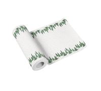 Paw - Chemin de Table - Airlaid (40 cm x 24 m) I Noël, Hiver, Arbres de Noël, Forêt I Décoration de Table pour Veille de Noël, Jour de Noël, Hiver I Chemin de Table Effet Tissu I Conifer Forest