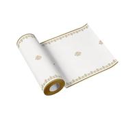 Paw Chemin de Table Effet Tissu 40 cm x 24 m - Monogramme IHS
