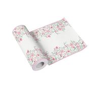 Paw - Chemin de Table - Airlaid (40 cm x 24 m) I Décoration de Table pour Communion, Confirmation, Mariage, Anniversaire, Fête de Jardin, Baptême I Chemin de Table Effet Tissu I Saison Rose