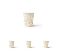 PAW Gobelets Carton 250 ml, 8 pièces - Pivoines Roses (Lot de 4)