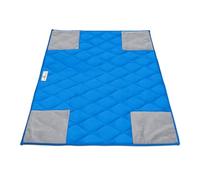 Paw Inspired PopCorner Doublure de cage pour cochon d'Inde - Literie en polaire lavable pour cochons d'Inde, furets, lapins, hamsters, petits animaux - Tapis pipi avec coins renforcés (C&C 2 x 3, bleu