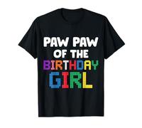 Paw of The Birthday Girl Master Builder Bricks Blocks T-Shirt