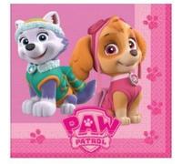 Paw Patrol - 20 Serviettes jetables 33 x 33 cm pour fête (Gabbiano 7147)