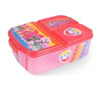 Paw Patrol P:os 33429 Boîte à lunch, pour fille, au motif de Pat' Patrouille, en rose, comprend 3 compartiments avec fermeture à clip, 14 x 18,5 x 5,5 cm, en plastique, sans BPA ni phtalates, assortie