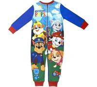 Paw Patrol All in One Sleepsuit 100% Polyester Onesie for Boys, Adventure Pups, 3-4 Years: 104cm, Blue