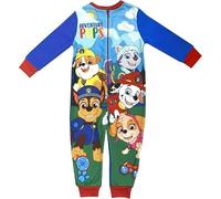 Paw Patrol All in One Sleepsuit 100% Polyester Onesie for Boys, Adventure Pups, Blue