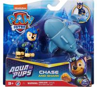 Paw Patrol Aqua Pups Chase And Shark Action Figures Set
