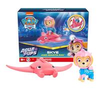 Paw Patrol Patrol, Aqua Pups Ensemble de Figurines Skye et Raie Manta pour Enfants à partir de 3 Ans, 6066148, Taille Unique