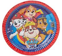 Paw Patrol Assiettes Carton, 23cm, Lot de 8