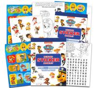 Paw Patrol Autocollants de récompense pour enfants - Lot de 2 livres d'autocollants avec plus de 200 autocollants avec Chase, Marshall, Skye, plus | Cadeaux de fête Paw Patrol pour garçons