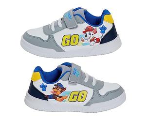 Paw Patrol Baskets de sport pour garçons - Faciles à utiliser - Chase Marshall, gris, 28 EU