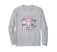 Paw Patrol Be Kind Be Curious Colorful Pup Crew Manche Longue