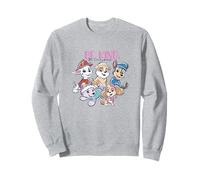 Paw Patrol Be Kind Be Curious Colorful Pup Crew Sweatshirt