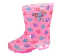 Paw Patrol Bottes en Caoutchouc Lumineuses pour Filles Enfants Skye Clignotant Rose Wellies Bottes de Pluie et de Neige
