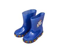 Paw Patrol Bottes en caoutchouc pour garçons - Bottes lumineuses pour enfants pour les jours de pluie - Chaussures imperméables Chase et Marshall Pups pour enfants, bleu, 25 EU