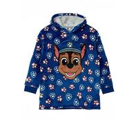Paw Patrol Boys' Blue Blanket Hoodie | Partez à l'aventure avec la Pat' Patrouille grâce à ce sweat à capuche confortable | Idéal pour jouer, se détendre et passer des journées confortables