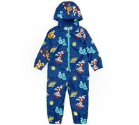 Paw Patrol Boys Puddle Costume | Enfants tout-petits Tout en un manteau de pluie | Règle des chiots de sauvetage du maréchal de la marine | Manches longues avec poignets Play Walking Jacket