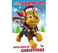 Paw Patrol Carte de Noël officielle To A Special Grandson