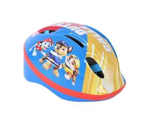 Paw Patrol Casque de vélo Deluxe pour enfant - 52-56 cm - Chase, Marshall & Rubble - Réglable - Résistant aux chocs et léger