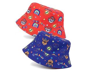 Paw Patrol Chapeau Seau réversible pour garçons | Casquette pour Enfants Chase Blue et Marshall Red Characters pour Tout-Petits | Films Séries TV Cadeaux Marchandise
