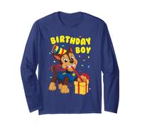 Paw Patrol Chase Birthday Boy Present Manche Longue
