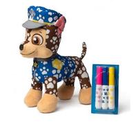 Paw Patrol Chase Doodle Pup Soft Plush Toy & Markers
