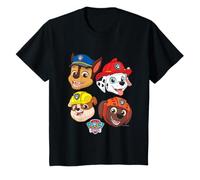 PAW Patrol Chase Marshall Rubble & Zuma Cute Faces Logo T-Shirt