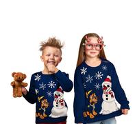 Paw Patrol Chase Pull d'hiver en tricot pour enfant Bleu