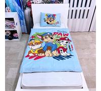 Paw Patrol Chase Set De Lit 100x135cm Housse De Couette Taie En Coton