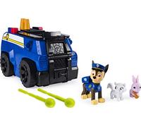 Paw Patrol, Chase's Ride n Rescue, Coffret 2 en 1 (décor et Voiture de Police), pour Les Enfants à partir de 3 Ans