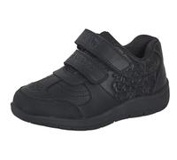 Paw Patrol Chaussures d'école pour garçon Chase Marshall Noir Baskets résistantes aux éraflures Sangles de fixation faciles au toucher, Noir , 24 EU