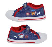 Paw Patrol Chaussures d'été décontractées en toile pour garçons - Faciles à fixer au toucher - Pour enfants, denim, 27 EU