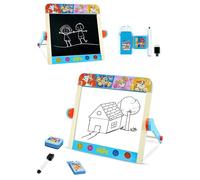 Paw Patrol Chevalet de Table pour Enfants - Tableau Noir Double Face et Tableau Blanc 2 en 1 pour Enfants, Station d'art Portable 30 × 25 × 20 cm