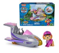Paw Patrol Chiots de la jungle, véhicule Skye Falcon, jet de jouet avec figurine d'action de collection, jouets pour enfants pour garçons et filles à partir de 3 ans