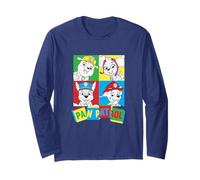 Paw Patrol Color Block Pups With Toy Blocks Logo Manche Longue