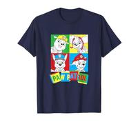 Paw Patrol Color Block Pups With Toy Blocks Logo T-Shirt