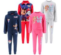Paw Patrol - Combinaison de sport en peluche Jogging Gymnastique Cordinata Sweat-shirt Full Print et pantalon - Bébé fille, 1174 Bleu, 3 ans