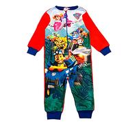 Paw Patrol Combinaison Pyjama Surpyjama Grenouillere Polaire Garçon ou Filles, Taille 4-5 Ans