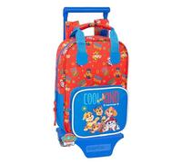 Paw Patrol Cool 765 Sac à dos scolaire avec chariot 805, idéal pour les enfants de différents âges, confortable et polyvalent, qualité et résistance, 20 x 8 x 28 cm, Rouge, bleu, M, Décontracté