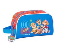 PAW PATROL COOL - Grande trousse de toilette pour enfant, adaptable au chariot, idéale pour les enfants de 5 à 14 ans, confortable et polyvalente, qualité et résistance, 26 x 16 x 9 cm, Rouge, bleu, M