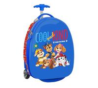 Paw Patrol Cool - Trolley de Cabine 16 Pouces, Valise à roulettes, Cadenas de sécurité, Valise légère, 28 x 23 x 43 cm, Rouge, Bleu, M, Décontracté