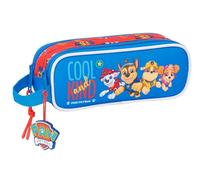 Safta Trousse double Paw Patrol Cool pour enfant 21 x 6 x 8 cm Rouge/Bleu