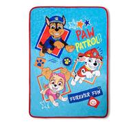 Paw Patrol Couverture Musicale Chaude, en Peluche Qui Joue des Phrases Amusantes de l'émission - Extra Confortable et Confortable pour Votre Tout-Petit, Bleu