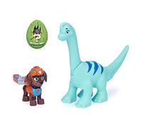 PAW PATROL Dino Rescue Ensemble de Figurines Zuma et d’Un Dinosaure, pour Enfants à partir de 3 Ans