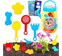 Paw Patrol Ensemble d'arrosoir pour enfants - Ensemble de jardinage avec divers outils, autocollants, et plus encore | Kit cadeau Paw Patrol pour enfants de 3 ans et plus