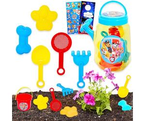 Paw Patrol Ensemble d'arrosoir pour enfants - Ensemble de jardinage avec divers outils, autocollants, et plus encore | Kit cadeau Paw Patrol pour enfants de 3 ans et plus