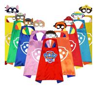 Paw Patrol - ensemble de jouets pour Halloween, personnage de dessin animé, Costume de Cosplay, masque de patrouille Kanina, cape, jouet pour enfants 6